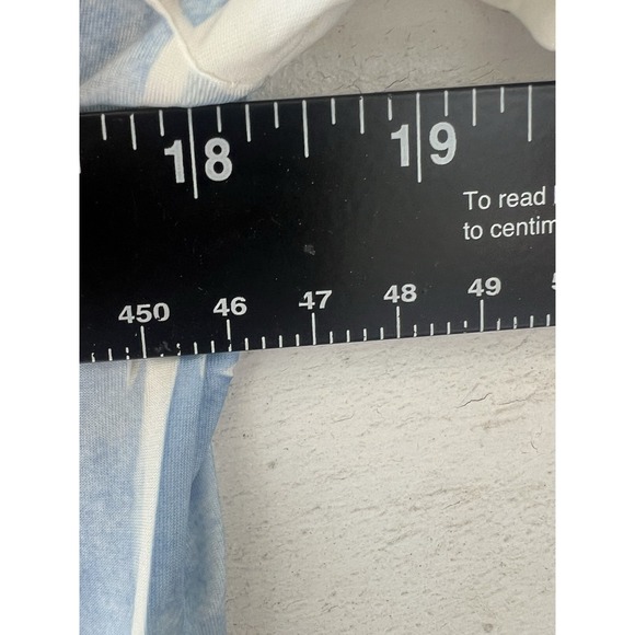 Patchington Blue Size Small Multi Print Asymmetrical‎ Long Sleeve Blouse - Picture 10 of 10